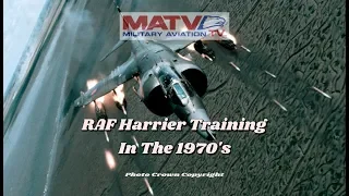 Harrier Heritage.  British Harrier Training In The 1970's. #harrier #raf #royalnavy #falklands #40