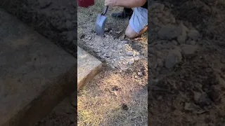 Releveling a Veterans Headstone. #veteran #Headstone #diy #cleaning #grave