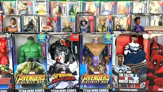 27 Bonecos Vingadores Marvel e 2 Novos Pantera Negra : Hulk, Homem de Ferro, Thanos, Capitão América