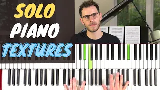 Solo Piano Textures - Tips & Tricks For Crushing It Without a Rhythm Section [Jazz Piano Tutorial]