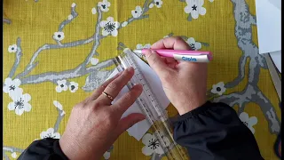 How to cut a round tablecloth.