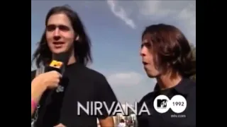 Крист Новоселич и Дэйв Грол интервью с Табита Сорен для MTV 1992