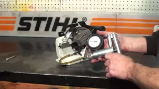 The chainsaw guy shop talk Stihl 032 chainsaw pressure, vacuum testing 10 20