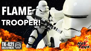 Hot Toys First Order Flametrooper Unboxing and Review MMS326 - Best Flame-Related Trooper? 🔥