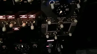 How to transfer from the APU to External power in the B737NG