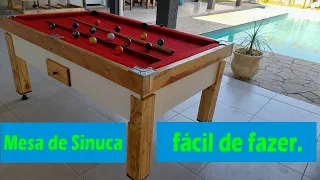 Ep12-DIY-Como Fazer mesa de Sinuca-Bilhar para você mesmo.