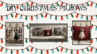 DIY Christmas Pillows