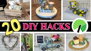 20 BEST Dollar Tree DIY HACKS to try in 2024 for High-End Home Décor