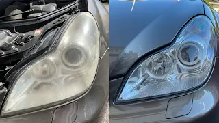 Mercedes-Benz Cls W219 | How to restore headlights