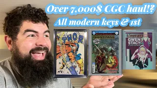 A POTENTIAL $8,000 CGC MODERN HAUL?! key 1st appearances, with more hot books on the rise!