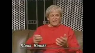 Klaus Kinski über Drehbücher