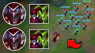 WE PLAYED ONE FOR ALL SHACO AND SUMMONED A SHACO ARMY (10 AT ONCE) - League of Legends