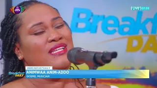 Animwaa Anim-Addo performs on #BreakfastDaily
