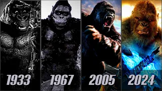 EVOLUTION of KING KONG in Movies (1954-2024) Godzilla x Kong 2: The New Empire 2024