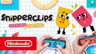 Snipperclips – Cut it out, together! - Launch trailer (Nintendo Switch)