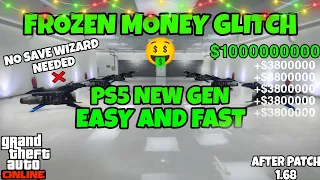 🚨💥GTA FROZEN MONEY GLITCH 💸 PS5 NEW GEN FAST & EASY 1.68 🤑$4,000,000 CHOP SHOP DLC STILL WORKING‼️