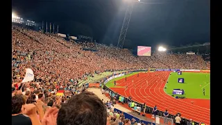 Home Crowd ERUPTS as Germany Wins 4x100 Relay | European Championships Munich 2022 | Staffel München