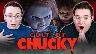 CULT OF CHUCKY *REACTION* WE'RE JOINING! (MOVIE COMMENTARY)