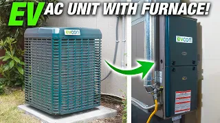 How To Install Your Own Air Conditioning With Furnace Combo In 8 Hours! EV AC Unit