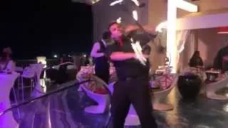 Amazing Fire Performer - New Year Eve Dubai