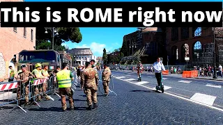 Rome Italy, Rome looks like this right now. Rome walking tour February 2024