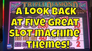 A Look Back at Five Great Slot Machine Themes!
