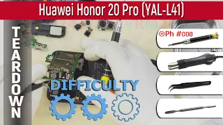 Huawei Honor 20 Pro YAL-L41 📱 Teardown Take apart Tutorial