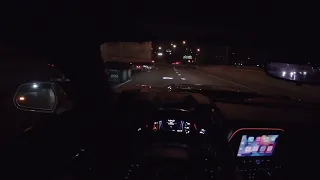 2021 Camaro 2SS STOCK POV Drive at Night / No Talking