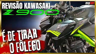 REVISÃO KAWASAKI Z900 | MUITAS CURIOSIDADES E NO FINAL O RONCO ASSUSTADOR DESSA MÁQUINA MARAVILHOSA