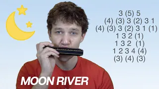 How to play "Moon River" - Chromatic Harmonica Tabs