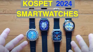 ALL Kospet 2024 Smartwatches T3 ULTRA / M3 ULTRA / Tank T3 / Tank M3 Compared