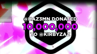 The *FIRST* EVER 10 MILLION DONATION EFFECT! 💸 (Pls Donate)