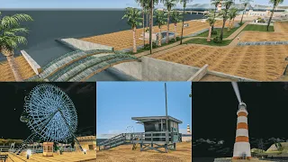 GTA : San Andreas - Beach : Santa Maria & Verona NEW Conversion Texture Mod's - Update 2021 PC - HD