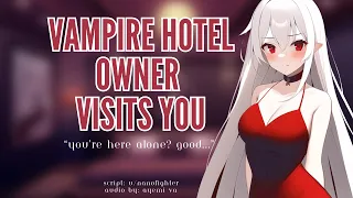 [F4M] Vampire Hotel Owner Visits You At Night [Vampire] [Kissing] [Hypnotizing] [Flirty Speaker]