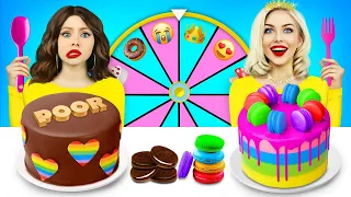 Rich vs Broke vs Giga Rich Cake Decorating Challenge | Secret Ideas with Sweets by Turbo Team