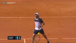 OBSCENE Pablo Cuevas No-Look Tweener Winner | Estoril 2019