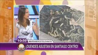 Duendes asustan a familia en el centro de Santiago