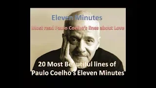 20 Must read Lines of Paulo Coelho from Eleven Minutes