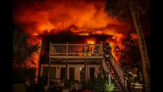 JFRD responds to Atlantic Beach  2nd alarm House fire  RAW