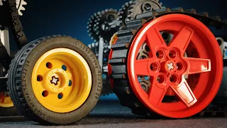 Tires vs Tracks - Lego Technic #lego #moc #experiment