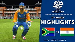 SOUTH AFRICA vs INDIA - Highlights | ICC T20 CRICKET WORLD CUP 17th Match | CRICKET 24