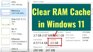 How to Clear RAM Cache in Windows 11