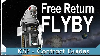 Explore The Mun (Flyby) | KERBAL SPACE PROGRAM Contract Tutorials