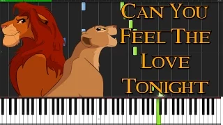 Can You Feel The Love Tonight - The Lion King [Piano Tutorial] (Synthesia) // PianoMavs