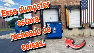 ESSE DUMPSTER DOS ESTADOS UNIDOS ESTAVA RECHEADO DE COISAS!🇺🇸🇺🇸🇺🇸 Dumpster-basura