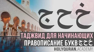 Правописание букв ج ح خ | Академия Корана™