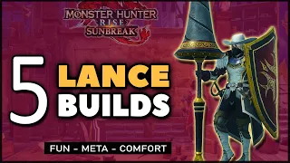 MHR: Sunbreak | NEW Best Lance Builds | TU4
