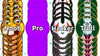 NOOB vs PRO vs HACKER vs TROLL in Blob.io ( Game Like Agar.io Mobile )