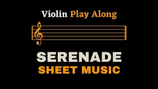 Schubert - Serenade D.957 No.4 (Ständchen) | Violin Play Along (Sheet Music/Score)