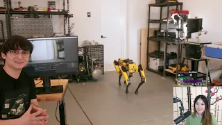 Plushys Reacts To Teaching a Robot Dog to Pee Beer By Michael Reeves